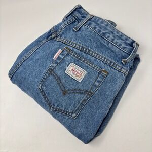 VTG Judy & Kevin Women's 13 High Rise Patchwork Plaid Distressed Jeans Y2K USA